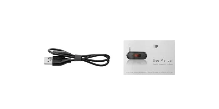 Drahtloser FM Transmitter Mini AUX Adapter FM02