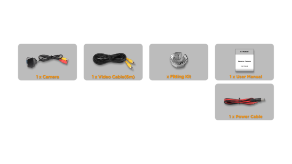 1280x720 | Logo Eingebettete Kamera für Audi | AHD Kamera | ACCAMADF01
