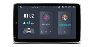 Einzel-DIN | Android / iPhone | Octa Core | 4GB RAM & 64GB ROM | Drehbares QLED-Display | Globale 4G-LTE-Lösung | DX120L