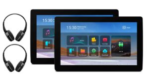 11.6" | Android 11 | Quad-Core 16GB ROM | Android Rücksitz Spieler 2PCs +Bluetooth Kopfhörer 2PCs | HM111ADBH0022