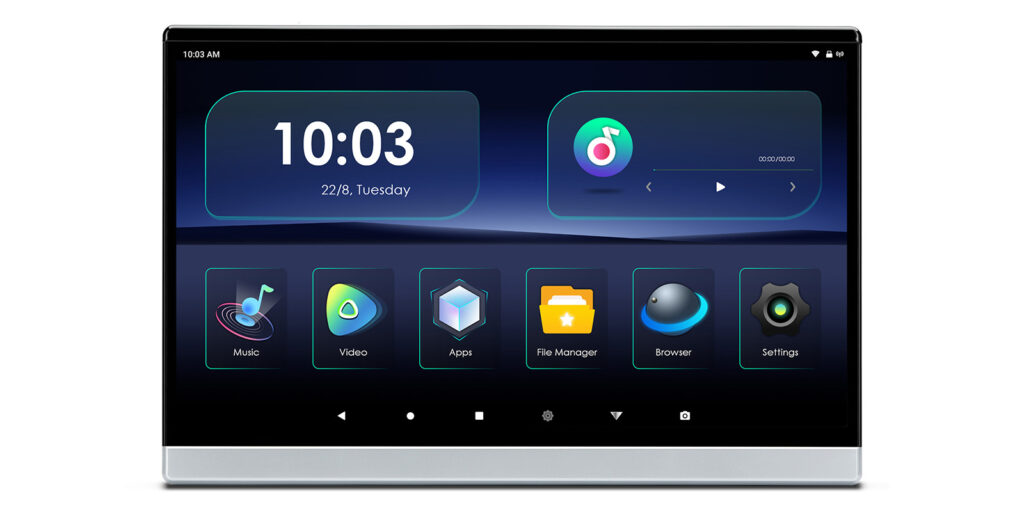 13.3" | Universal Fit | Android OS | 2 GB RAM & 32 GB ROM | FHD IPS-Bildschirm | Android-Rücksitzspieler | HM136AC