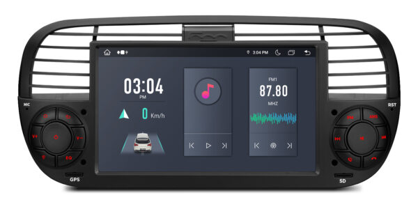 FIAT 500 | Android / iPhone | Octa Core | 4GB RAM & 64GB ROM | Global 4G LTE |IA7250FLBS