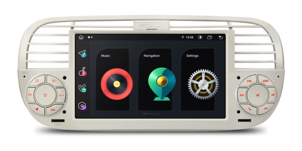 Fiat 500 | Android / iPhone | Octa Core | 4GB RAM & 64GB ROM | Globale 4G LTE-Lösung | IA7250FLCS