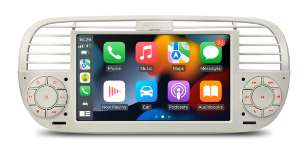 Fiat 500 | Android / iPhone | Octa Core | 4GB RAM & 64GB ROM | Globale 4G LTE-Lösung | IA7250FLCS