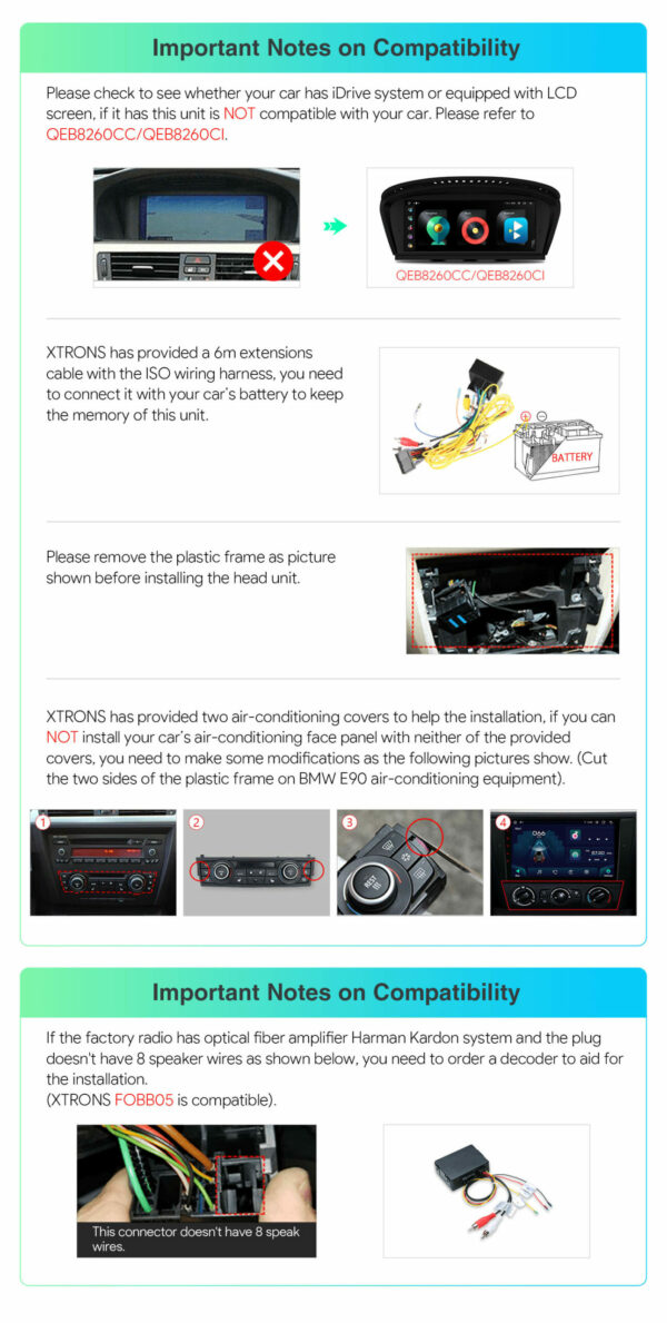 BMW | Verschiedene | Android / iPhone | Octa-Core | 4 GB RAM und 64 GB ROM | Globale 4G LTE-Lösung | IAP9290BS