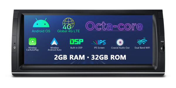 BMW X5 | Android / iPhone | Octa Core | 2GB DDR4 RAM & 32GB ROM | Fahrzeugtaugliche Hardware | IE1253BLH