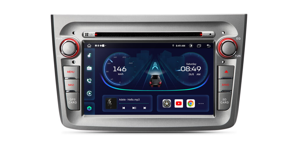 Alfa Romeo | Android / iPhone | Octa Core | 2GB DDR4 RAM & 32GB ROM | Fahrzeugtaugliche Hardware | IE72MTAG