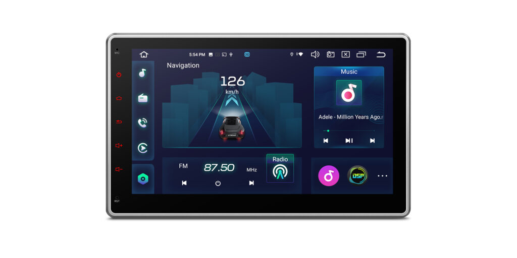 VW/Skoda/Seat | Android / iPhone | Octa Core | 8GB RAM & 128GB ROM | Drehbares QLED-Display | Globale 4G LTE-Lösung | IX12MTVL