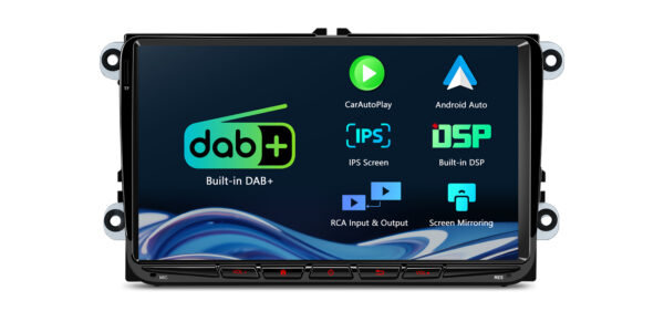 VW/Skoda/Seat | Various  | Linux System | Built-in DAB+ Radio | IPS Screen | CarAutoPlay | Android Auto | PL9MTVD