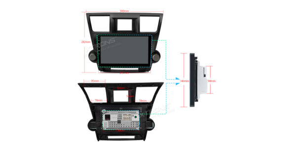 Toyota | Verschiedene | Android 10 | Quad-Core | 2GB RAM &16GB ROM | PST10HDT