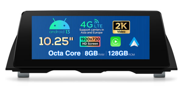 BMW | 5 Series | Android 13 | Octa-core | 8GB RAM & 128GB ROM | Integrated 4G LTE | QAB12NB12FV