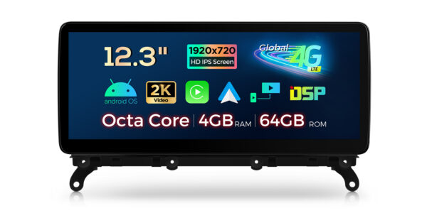 BMW | X3/X4 | Android / iPhone | Octa-core | 4GB RAM & 64GB ROM | Global 4G LTE | QLB22NB12X3