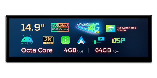 BMW | 5er-Serie | Android / iPhone | Octa-Core | 4GB RAM & 64GB ROM | Integriertes 4G LTE | QLB4260CC