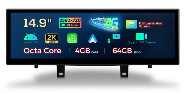 BMW | X5 X6 | Android / iPhone | Octa-core | 4GB RAM & 64GB ROM | Integriertes 4G LTE | QLB42X5EV
