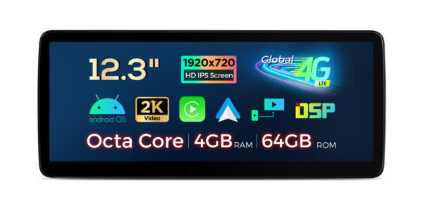 Mercedes-Benz | Android / iPhone | Octa-core | 4GB RAM & 64GB ROM | Integriertes 4G LTE | QLM2245