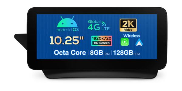 Mercedes-Benz | Unterstützt Android / iPhone | Octa-core | 8GB RAM & 128GB ROM | Integriertes 4G LTE | QAM1240M12ECL