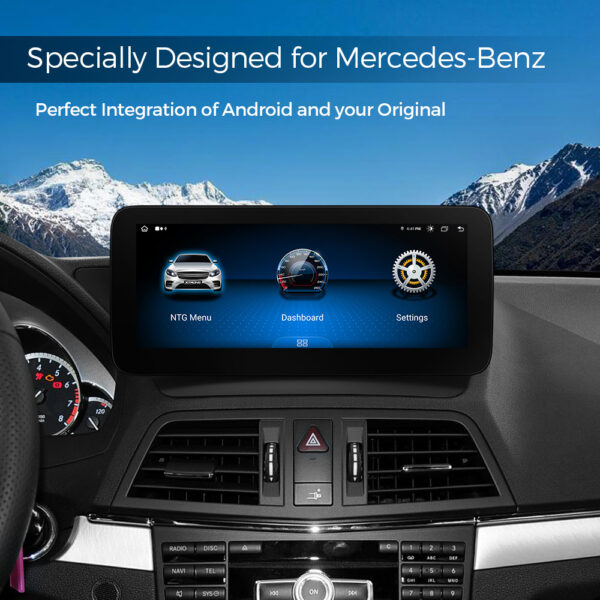 Mercedes-Benz | Unterstützt Android / iPhone | Octa-core | 8GB RAM & 128GB ROM | Integriertes 4G LTE | QAM1240M12ECL