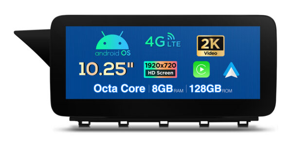 Mercedes-Benz | Unterstützt Android / iPhone | Octa-core | 8GB RAM & 128GB ROM | Integriertes 4G LTE | QAM1240M12GLK40L