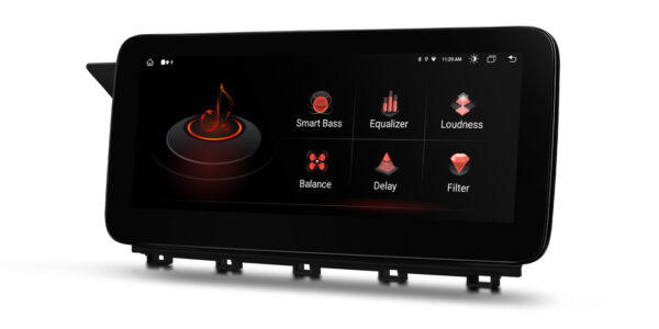 Mercedes-Benz | Unterstützt Android / iPhone | Octa-core | 8GB RAM & 128GB ROM | Integriertes 4G LTE | QAM1240M12GLK40L