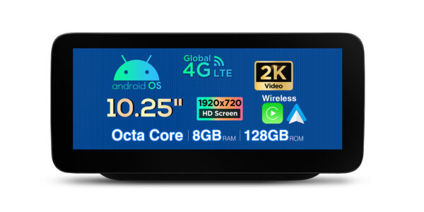 Mercedes-Benz | Android / iPhone | Octa-Core | 8GB RAM & 128GB ROM | Integriertes 4G LTE | QAM1245M12BL