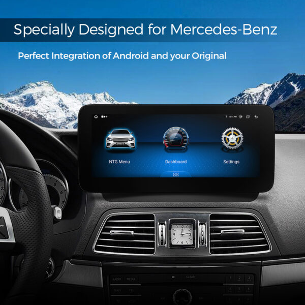 Mercedes-Benz | Unterstützt Android / iPhone | Octa-core | 8GB RAM & 128GB ROM | Integriertes 4G LTE | QAM1250M12ECL