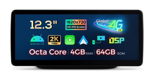 Mercedes-Benz | Android / iPhone | Octa-core | 4GB RAM & 64GB ROM | Integriertes 4G LTE | QLM2245M12BL