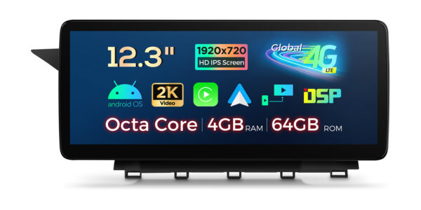 Mercedes GLK-Klasse | Android / iPhone | Octa-core | 4GB RAM & 64GB ROM | Integriertes 4G LTE | QLM2245M12GLK45L