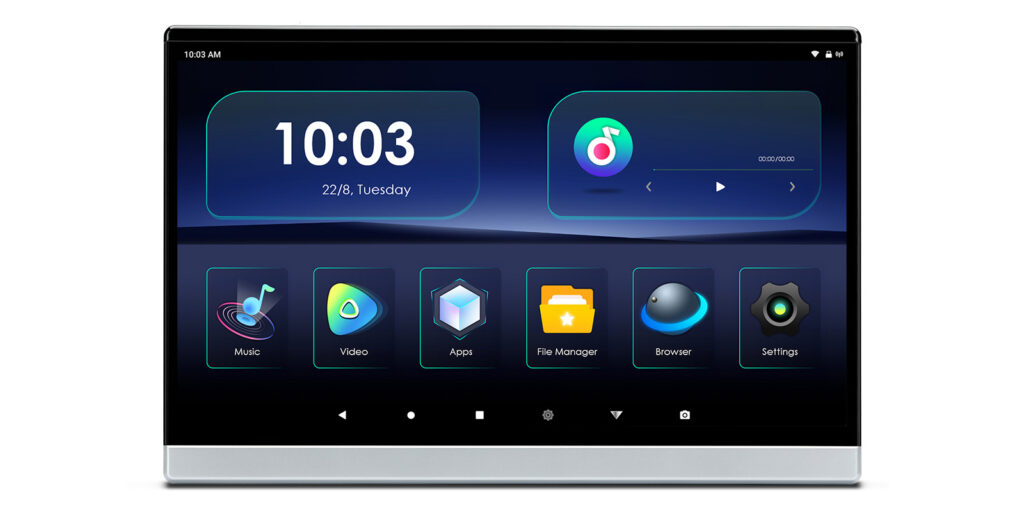 13,3" | Universell passend | Android-Betriebssystem | 2 GB RAM & 32 GB ROM | FHD IPS-Bildschirm | Android-Rücksitzplayer | HM136AB