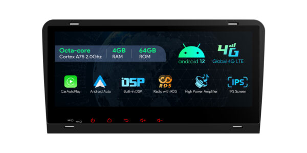 Audi A3/S3/RS3 | Android 12 | Octa Core | 4GB RAM & 64GB ROM |  Globale 4G LTE-Lösung | IA82AA3LH