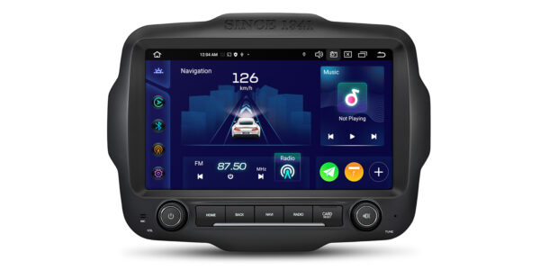 Jeep | Renegade | Android-Betriebssystem | Octa-Core | 6 GB RAM & 128 GB ROM | QLED-Display | Globale 4G-LTE-Lösung | IXA94RGJL