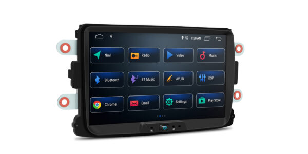 Dacia & Renault | Verschiedene | Integrierter DSP | Android 10 | 2GB RAM & 16GB ROM | PSD80DCRL