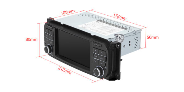Jeep/Dodge/Chrysler | Android 14 | Octa Core | 4GB RAM & 64GB ROM | Globale 4G LTE Lösung | PX54WRJL