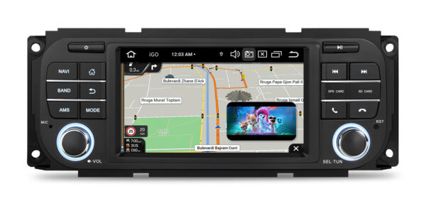 Jeep/Dodge/Chrysler | Android 14 | Octa Core | 4GB RAM & 64GB ROM | Globale 4G LTE Lösung | PX54WRJL