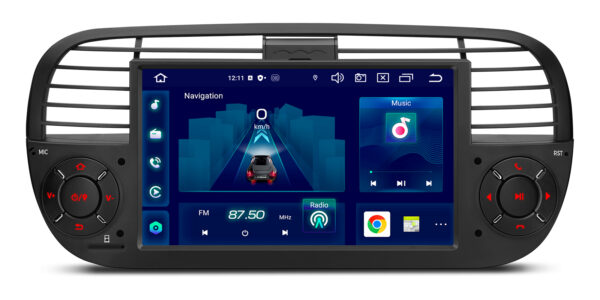 Fiat 500 | Android 14 | Octa Core | 4GB RAM & 64GB ROM | Globale 4G LTE Lösung | PX7450FBL (Copy)