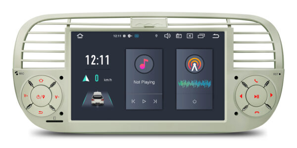 Fiat 500 | Android 14 | Octa Core | 4GB RAM & 64GB ROM | Globale 4G LTE Lösung | PX7450FCL