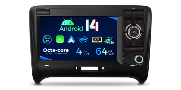 Audi TT | Android 14 | Octa Core | 4GB RAM & 64GB ROM | Globale 4G LTE Lösung | PX74TTAL