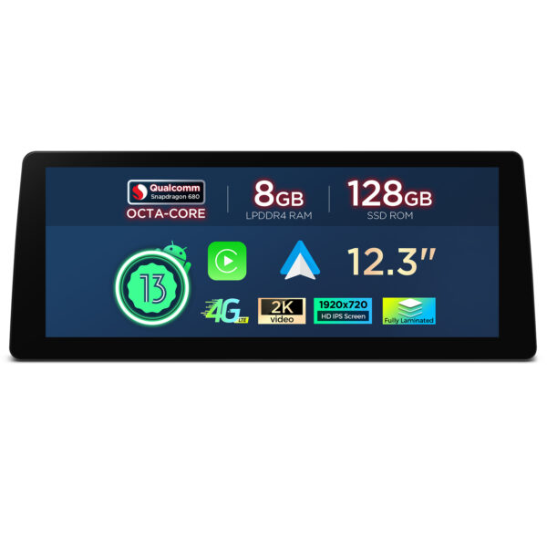 BMW | 3er-Reihe | Android-Betriebssystem & OEM-System | Qualcomm 680 | Octa Core | 8GB RAM & 128GB ROM | QGB23CIB12E92