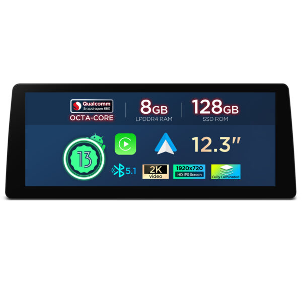 BMW | 3er-Reihe | Android-Betriebssystem & OEM-System | Qualcomm 680 | Octa Core | 8GB RAM & 128GB ROM | QGB23CIB12E92
