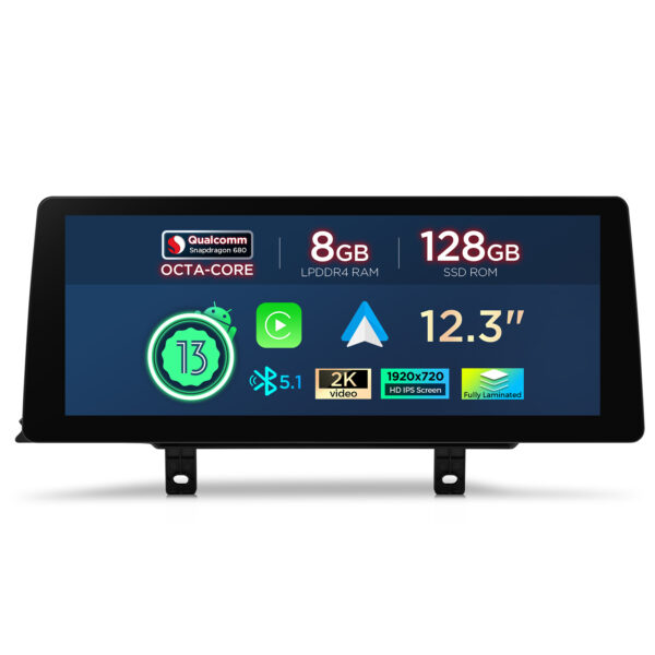 BMW | 3 Serie / 4 Serie| Android-Betriebssystem & OEM-System  | Qualcomm 680 | Octa Core | 8GB RAM & 128GB ROM | QGB23NB12THL