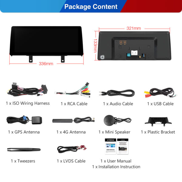 BMW | 1 Serie/2 Serie | Android-Betriebssystem & OEM-System | Qualcomm 680 | Octa Core | 8GB RAM & 128GB ROM | QGB23NB1NEL