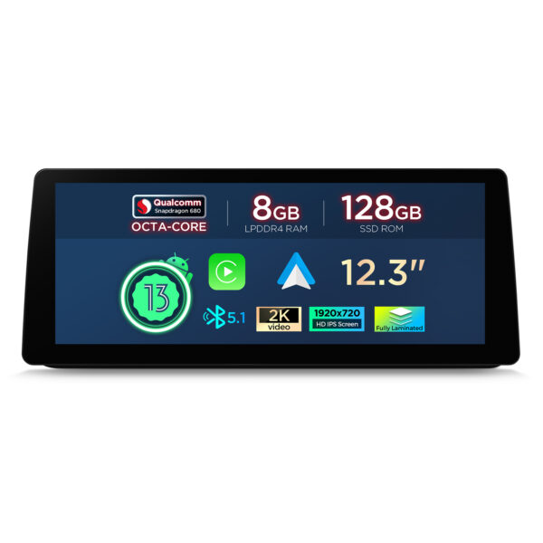 BMW | 3 Serie | Android-Betriebssystem | Qualcomm 680 | Octa-Core | 8 GB RAM & 128 GB ROM | QGB23UMB12E90L