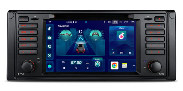 BMW | E39 | Android 14 | Octa Core | 4GB RAM & 64GB ROM | Globale 4G LTE Lösung | PX7439BG