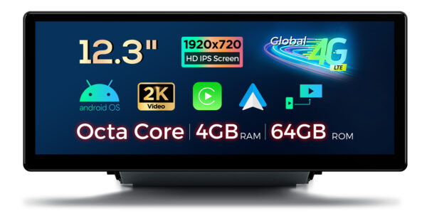 Audi | Q3 | Android-Plattform & OEM-System | Octa-Core | 4GB RAM & 64GB ROM | Global 4G LTE | QLA23Q3