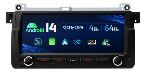 BMW/Rover/MG | Verschiedene | Android 14 | Octa Core | 4GB RAM & 64GB ROM | Globale 4G LTE Lösung | PX8446BLHGS