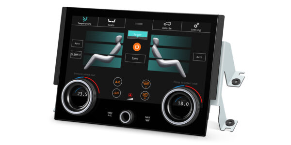 Range Rover | Klimabedienfeld | Touchscreen und Drehknöpfe | 10,1-Zoll-Touch-IPS-Bildschirm | Originalfunktion beibehalten | AIR494S