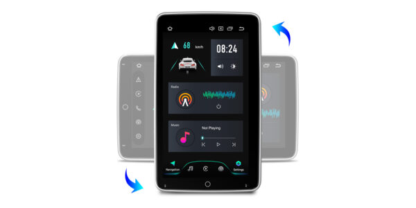 Single DIN | Android 14 | Octa Core | 4GB RAM & 64GB ROM | Globale 4G LTE Lösung | DX121L