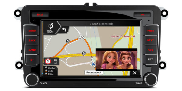 Volkswagen / SEAT / SKODA | Android OS | Octa Core | 4GB RAM & 64GB ROM | IPS Bildschirm | ID70MTVL