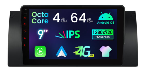 BMW X5 E53 | Android OS | Octa Core | 4GB RAM & 64GB ROM | IPS Bildschirm | IDP9053B