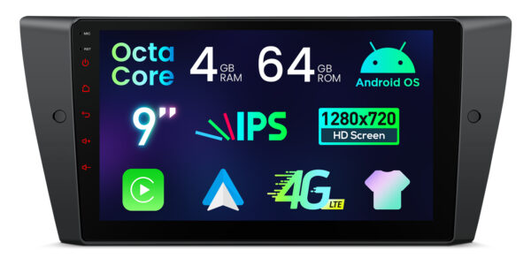 BMW | Verschiedene | Android OS | Octa Core | 4GB RAM & 64GB ROM | IPS Bildschirm | IDP9090B