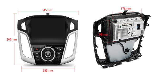Ford | Focus | Android OS | Octa Core | 4GB RAM & 64GB ROM | IPS Bildschirm | IDP90FSFB